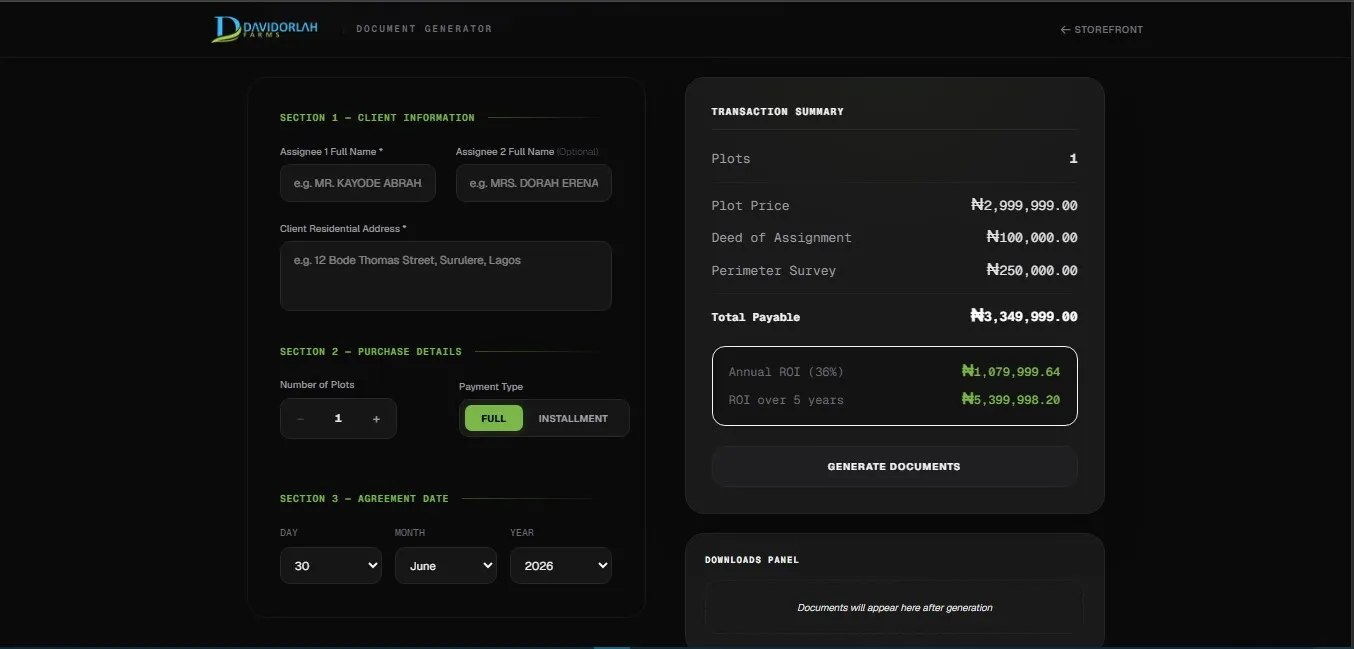 Document Automation (Maadan Tools)